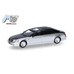 Maybach 62S, schwarz/silber