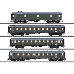 Schnellzugwagen-Set zur Dampflok BR 19.0 Sachsenstolz